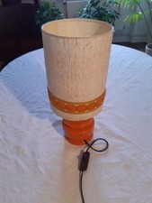 Lampe à poser orange années