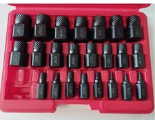 23 pcs Kit d'extracteur de vis endommagé Extracteur de goujon hexagonal /EBVJ