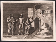 1742 Rare gravure Virgile