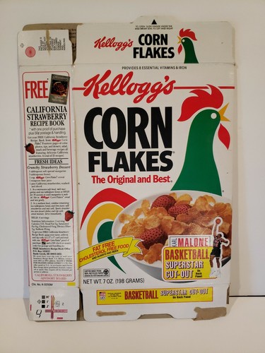 1992 corn flakes - 1992, (kellogg's)