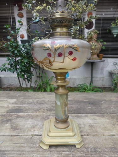 Ancienne lampe pétrole - ancienne,