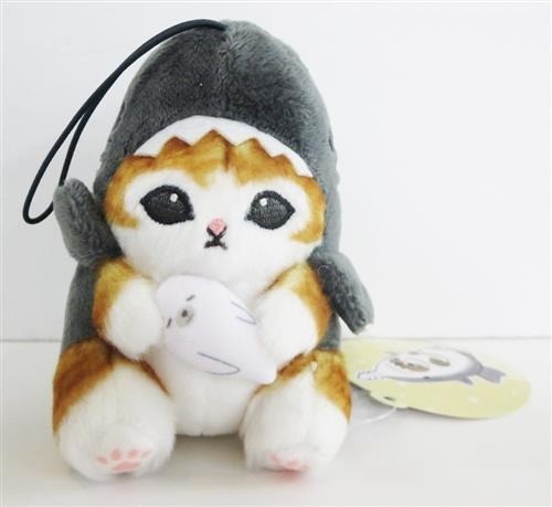 Mofusand mascotte chat requin - chat,