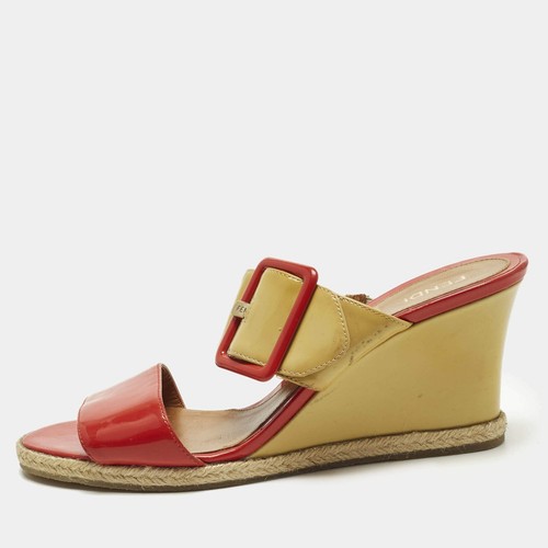 Sandales compensées fendi - fendi, b