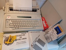 Machine À Écrire Électronique Brother AX-140 Complète Fonctionne