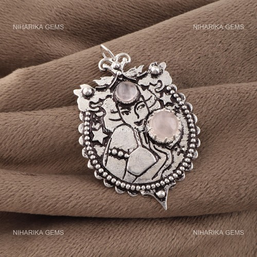 Argent sterling naturel rose - sterling,