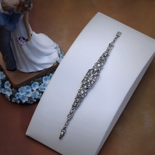 Bracelet argenté antique - bracelet,