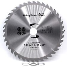 1X HM Lame De Scie Lame Pour Metabo Scie À Onglet KGS 254 M / Ø 254 X 30 Mm 40Z