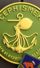 Patch PVC plongeur CEPHISMER 2025 Marine Nationale ORIGINAL Gismer Gers Plongée