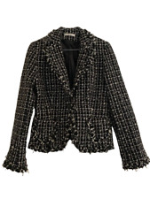 Veste noir et blanc 40% Laine Burton T40