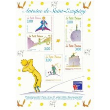 France Bloc feuillet BF 20 Le petit prince de saint Exupéry 1998