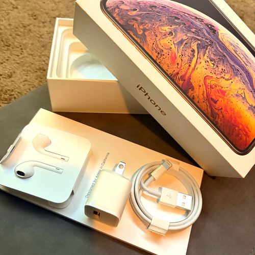 Apple iphone max 256gb - xs, gold