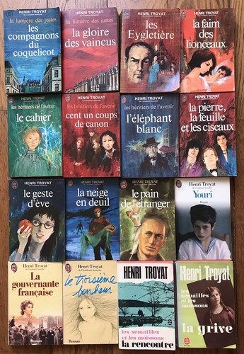 Lot henri troyat 16 livres - henri,