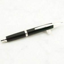 Filet stylo plume Pilot Capless 18K noir argent 2016 plume F rare