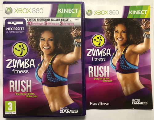 Zumba fitness rush xbox 360 - fitness,