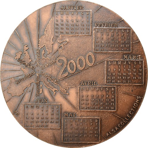 France médaille calendrier - france,,