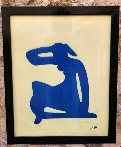 Tableau abstrait signé - tableau, abstrait,