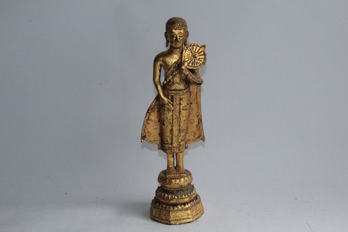 Gilded bronze buddha - gilded,