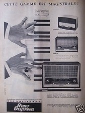 PUBLICITÉ DE PRESSE 1958