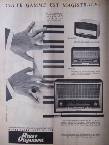 Publicité presse 1958 - publicitÉ,