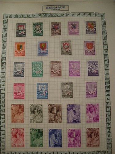 Belgique collection timbres - collection,
