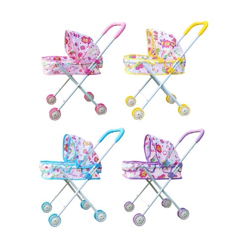 Poussette pliable pour - , poupée