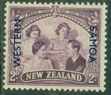 Western Samoa 1946 Queen