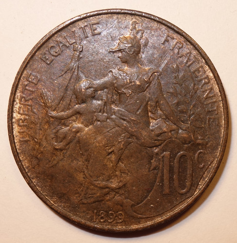 Centimes dupuis 1899 ttb - centimes,