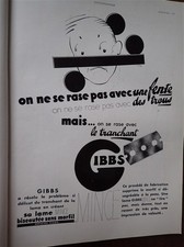 lame rasoir biseautée GIBBS +