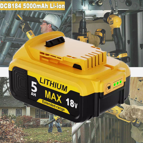 18v für dewalt - für, 5.0ah