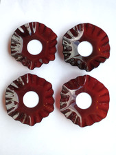 LOT DE 4 BOBÈCHES COROLLES