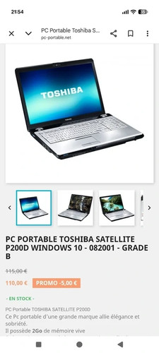 Portable toshiba - pc,