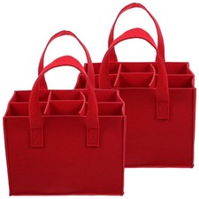 2 Pcs Fourre-tout À La Bouteille De Vin Rangement Bouteilles