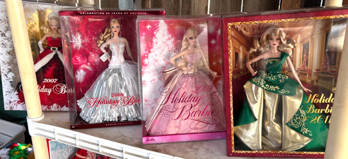 Holiday barbie dolls 2007 - barbie,