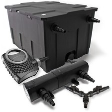SunSun Kit filtration bassin 60000l 18W Stérilisateur NEO8000 70W Pompe