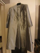 Redingote manteau veste Linea Raffaelli soie sauvage mère mariée coktail mariage