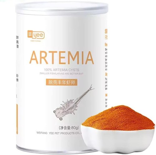 Decapsulated brine shrimp - brine, eggs