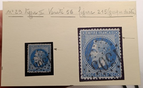 Timbre napoléon iii 20c - napoléon,