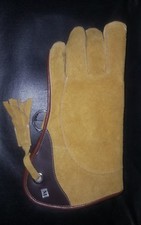 Fauconnerie Gant Cuir Daim