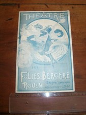 ANCIEN PROGRAMME THEATRE DES