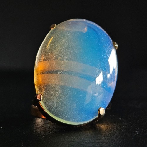 Bague importante pierre - , de