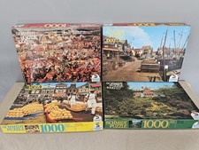 Lot de 4 Puzzles Schmidt Vintage 1000 Pièces.
