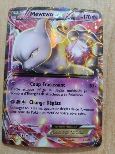 Carte pokémon mewtwo - carte,