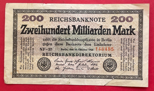 Allemagne beau billet 200 - de,