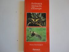Livre "Animaux menacés d'Europe" neuf
