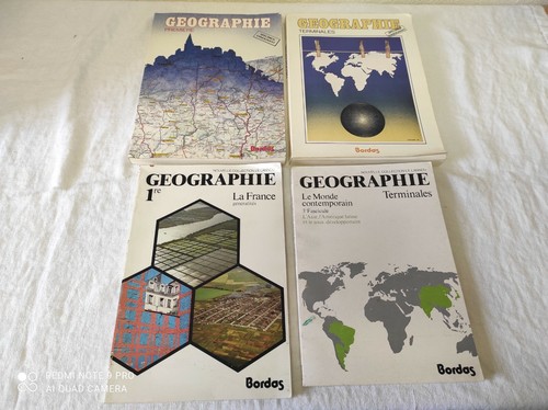 Livres scolaires géographie - scolaires,