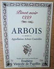Etiquettes vin FRANCE ARBOIS
