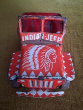 Jeep WILLYS INDIAN-JEEP en tôle - Jouet ancien