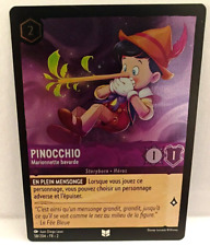 Carte Disney LORCANA 2 Pinocchio Marionnette bavarde 58/204 BRILLANTE FOIL