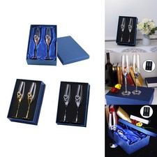 Verres à champagne en cristal