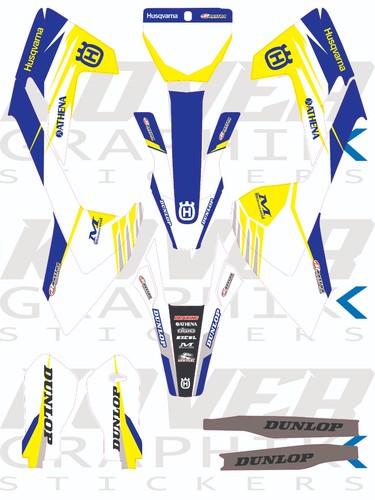 Stickers kit deco husqvarna - stickers,